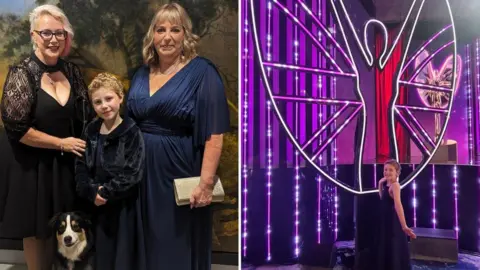 Gemma Harris Freya and family at the awards ceremony