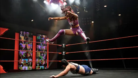 WWE Aleah in the ring