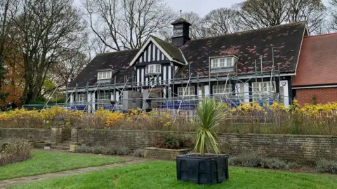 BBC/Oliver Wright Rose Garden Cafe in Graves Park