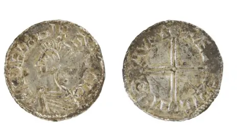 Cambridgeshire County Council Coin from Ethelred the Unready's reign