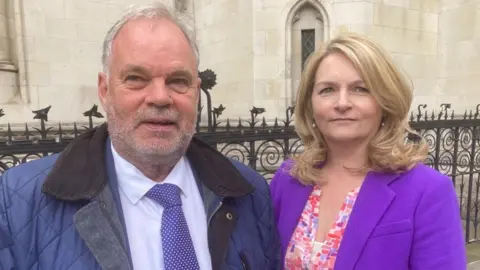 Brian Farmer/BBC David Fraser and Liz Furber