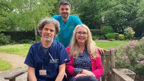 BBC City Hospice nurses and Eben Leonard