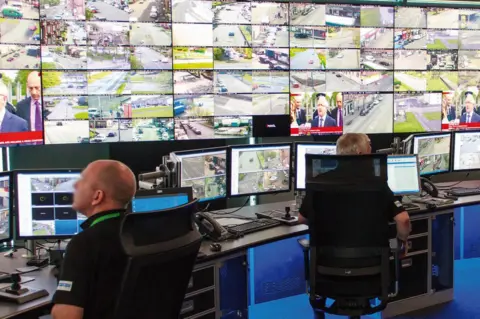 Glasgow City Council Control room