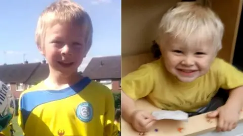 family handout Corey (left) and Casper Platt-May