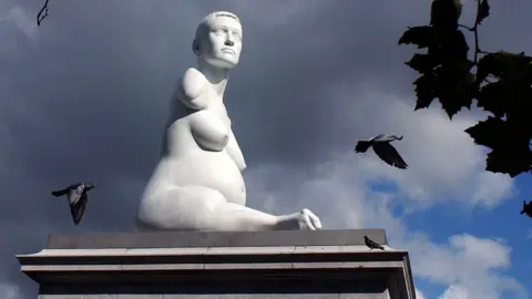 Getty Images The marble sculpture of Alison Lapper by Marc Quinn stood in Trafalgar Square between 2005 and 2007