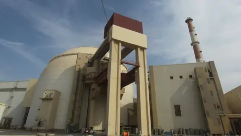 AFP File photo showing the reactor building at the Bushehr nuclear power plant in southern Iran (26 October 2010)