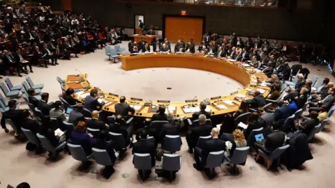 Reuters The UN Security Council meets about the situation in Venezuela in Manhattan, New York City, New York, 26 January 2019
