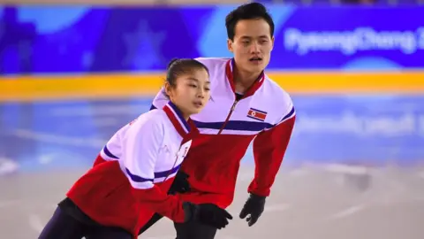 AFP Kim Ju-sik (r) and Ryom Tae-ok