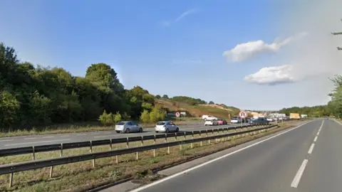 Google A249 at the Junction with Church Hill