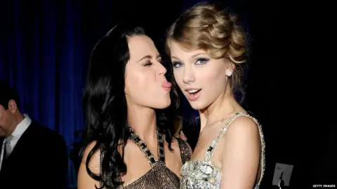 Getty Images Katy Perry and Taylor Swift