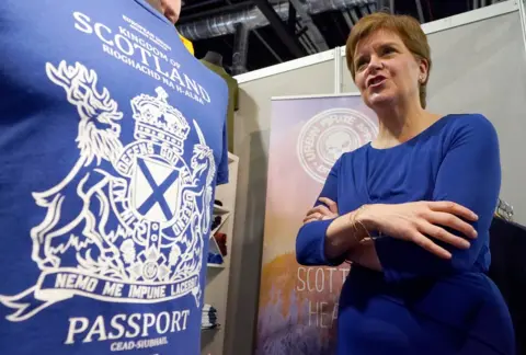 PA Media Sturgeon passport t-shirt