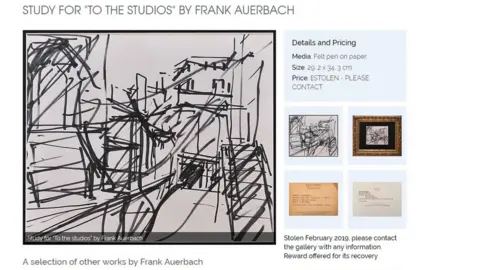 Castlegate House Gallery Screengrab of gallery web page