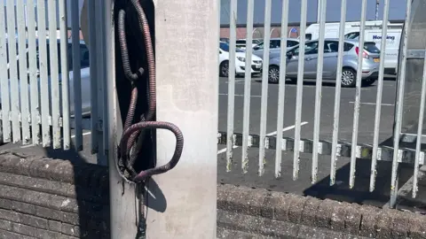 BBC Scorched phone mast