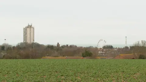 BBC A field outside Margate