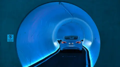 Getty Images Tesla tunnel