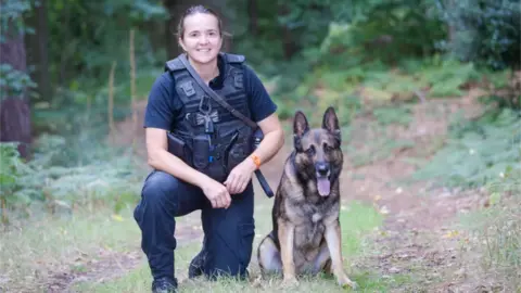 Nottinghamshire Police PC Jennie Ellse and Quantum
