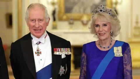 PA Media File image of King Charles III and Queen Camilla