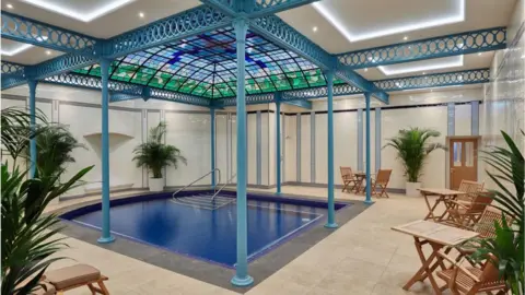 Ensana The Victorian thermal pool filled with heated Buxton mineral water