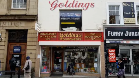 BBC Goldings of Bedford store front.