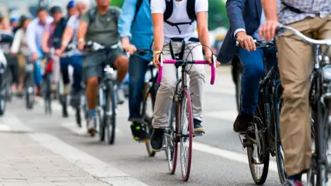 Getty Images Cycle lane