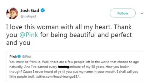 Josh Gad/Twitter Josh Gad's tweet