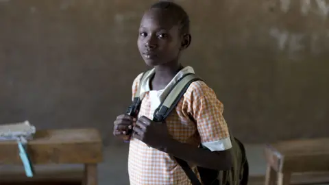Getty Images Pupil in Kenya