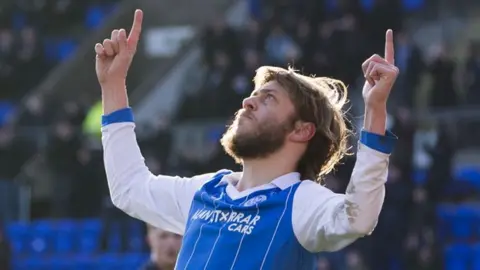 Murray Davidson scored twice for St Johnstone