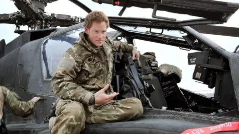 PA Media Prince Harry on active service in Afghanistan: In this photo taken Dec. 12, 2012, made available Monday Jan. 21, 2013