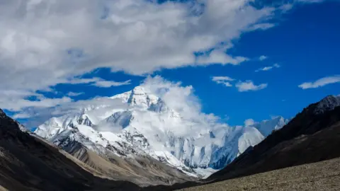 Getty Images Mount Everest as seen from the Chinese side