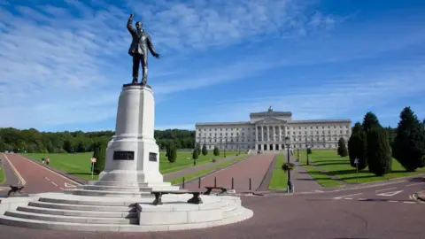 Getty Images/Eye Ubiquitous Carson's statue at Stormont