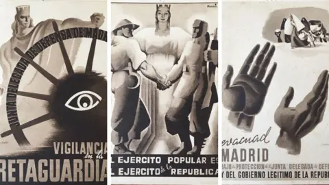 Andrew Young Postcard from Spanish Civil War