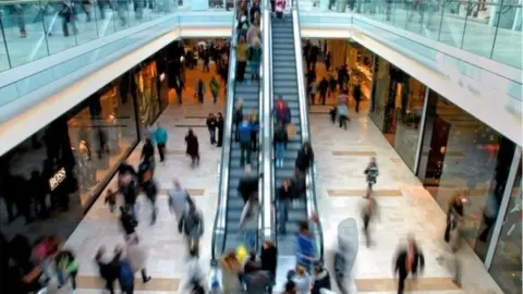 Getty Images Shopping centre