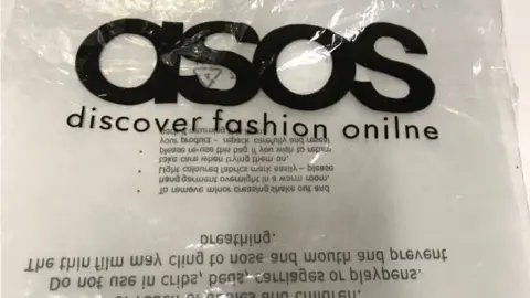 ASOS ASOS bags printed with mistakes.