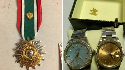 Cambridgeshire Police Kuwait War medal; two Rolexes