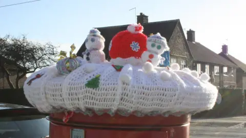 Wendy Sheldon Post box topper in Clifton