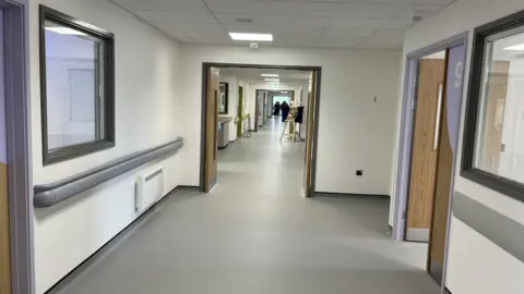 Andrew Turner/BBC The concept ward at James Paget University Hospital