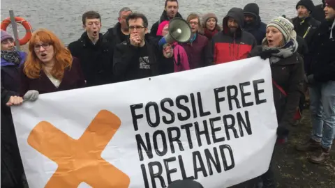 BBC The campaign was launched at Woodburn Forest near Carrickfergus, County Antrim