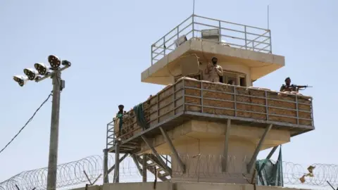 Getty Images A general view of Bagram airfield in Kabul, Afghanistan