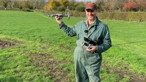 Ian Pullen and his drone