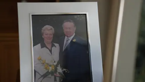 Family photo/BBC Paula Conner with husband Mick