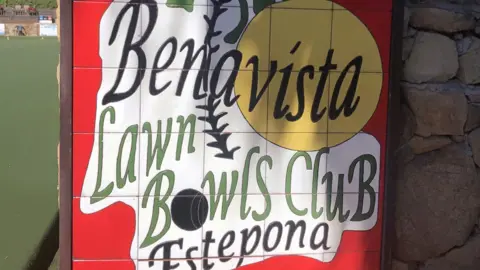 Bowls club sign