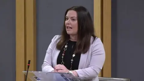 Vikki Howells in the Senedd