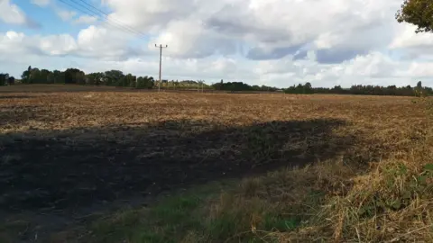 Fields where HS2 will be built