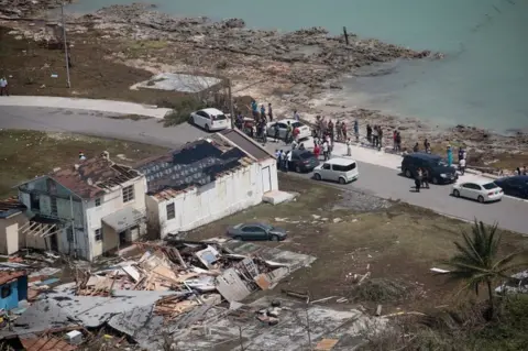 Getty Images Devastation in the Abacos, northern Bahamas