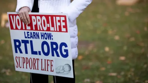 Reuters Anti-abortion sign in Michigan