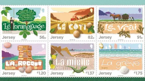 Jersey Post Stamp souvenir sheet