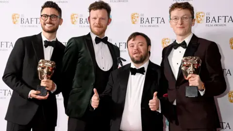 Getty Images Tom Berkeley, Seamus O'Hara, James Martin and Ross White