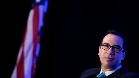 BRENDAN SMIALOWSKI/AFP Steve Mnuchin