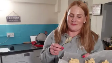 Rachel Mason Rachel Mason baking in her new home