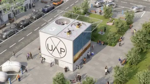 UAP Ltd Artist impression of the drone site